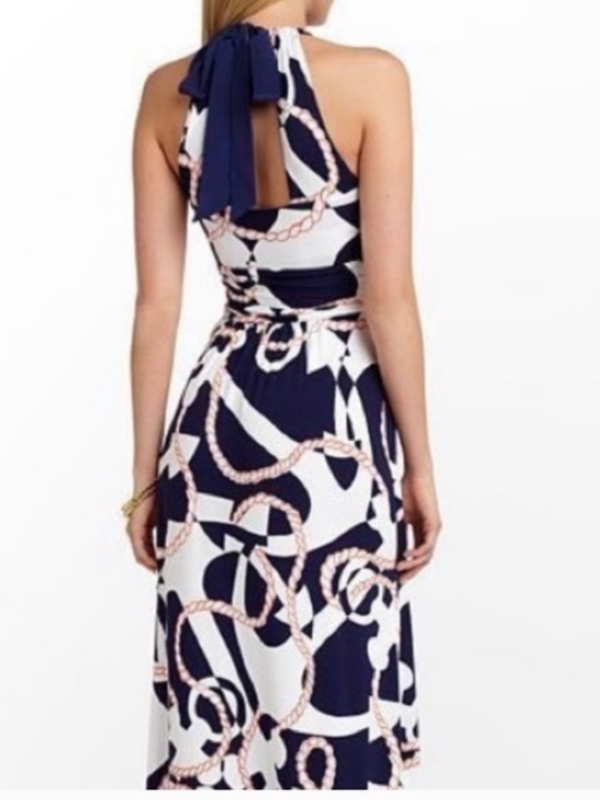 Lilly Pulitzer Dresses & Skirts - Like New Lilly Pulitzer Nautical Maxi Dress Size Med